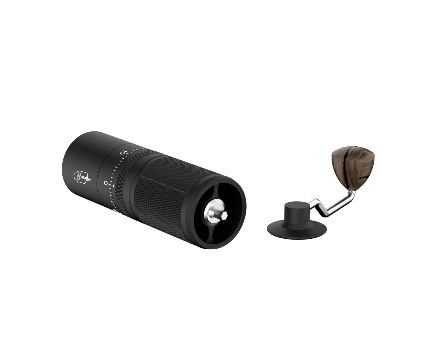 Fiamma & Ferro Titanium+ Professional-Grade Manual Coffee Grinder — Titanium Burr | 180 Grind Settings