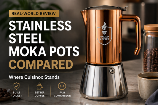 Cuisinox Moka Pot Review — How It Compares to Stainless Steel Alternatives