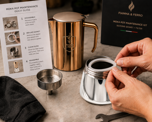 Moka Pot Gasket Replacement Guide: How to Fix a Leaking Stovetop Espresso Maker
