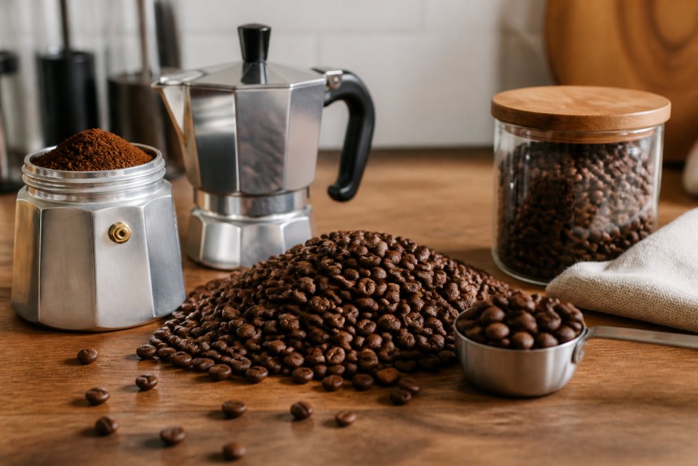 Best Coffee Beans for Moka Pot Brewing