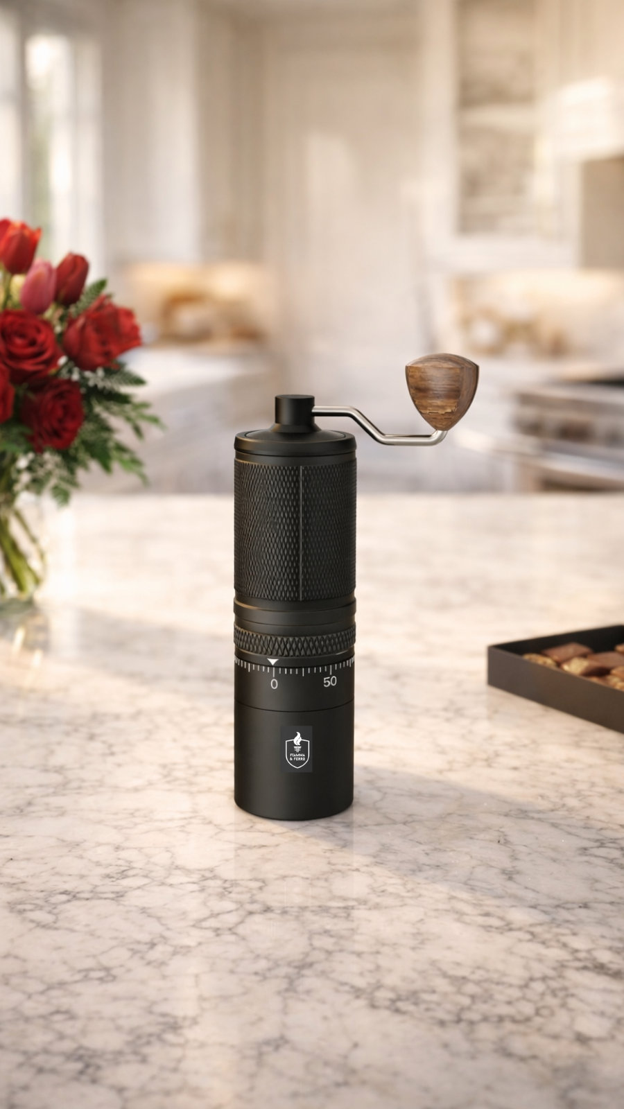 Fiamma & Ferro Titanium+ Precision Manual Coffee Grinder