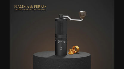 Fiamma & Ferro Titanium+ Professional-Grade Manual Coffee Grinder — Titanium Burr | 180 Grind Settings